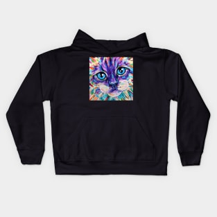 Cats in Color 1 - Ragdoll Cat Kids Hoodie